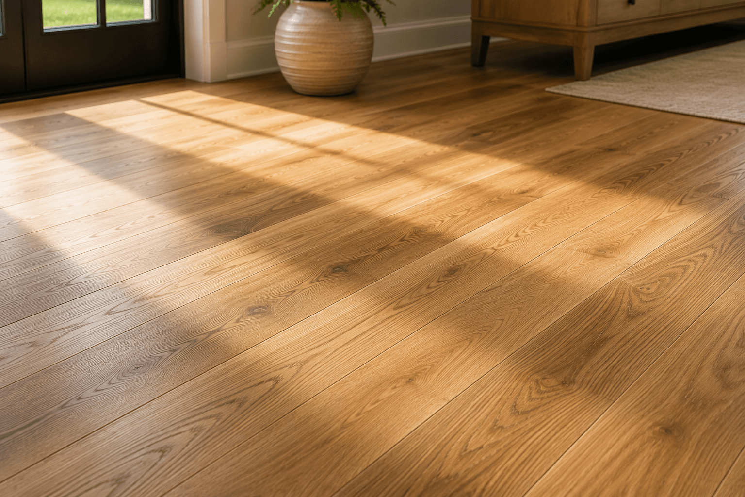 Carpet flooring creating a comfortable family room